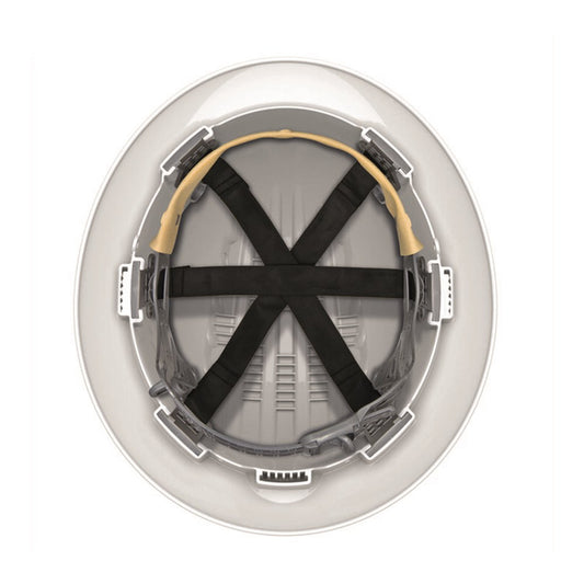 Evo 6161 Full Brim Vented Hard Hat White