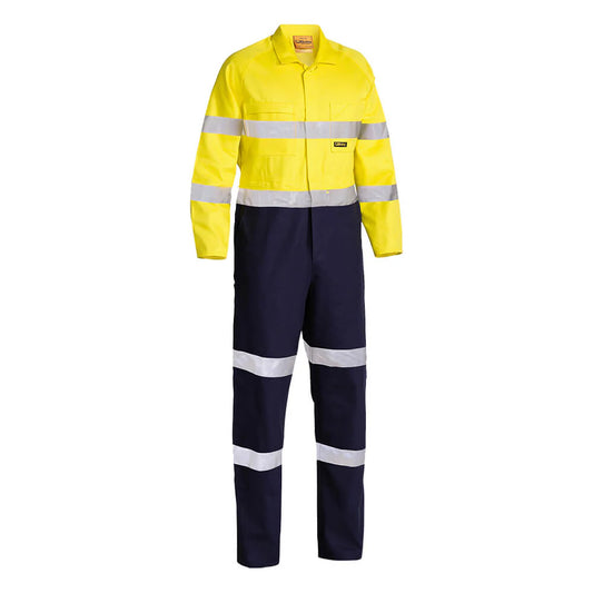 Bisley BC6357TTaped Hi Vis Drill Coverall
