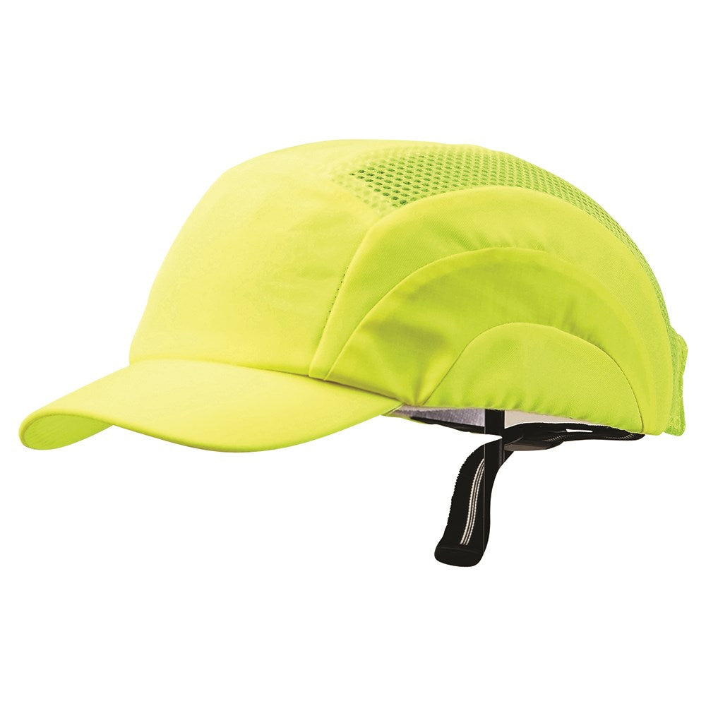 Bump Cap - Short Peak Fluro Yellow BCFYSP