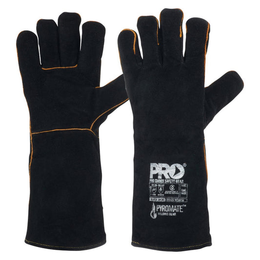 Pyromate Black Jack - Black & Gold Glove Large BGW16
