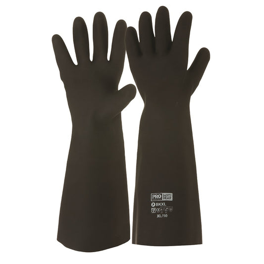 Black Knight 46cm Rubber Gloves BK
