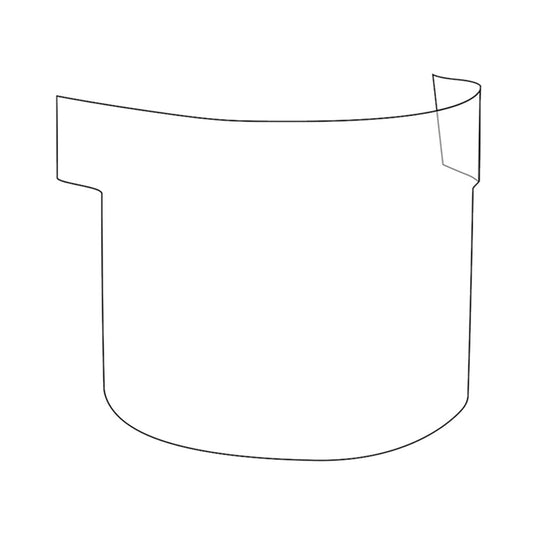 Replacement Peel-Off Polycarbonate Visor Cover For Powercap Infinity CAU180-000-000