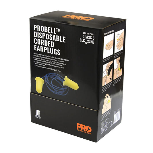 Probell Disposable Corded Earplugs Corded EPYC
