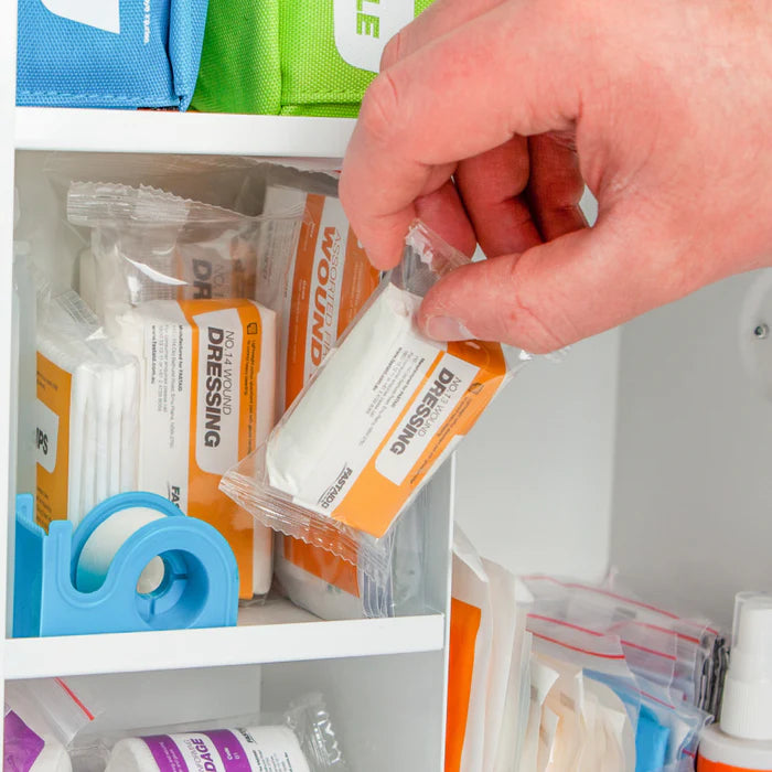 FastAid R2 Workplace Response™ Metal Cabinet First Aid Kit (low risk) FAR210