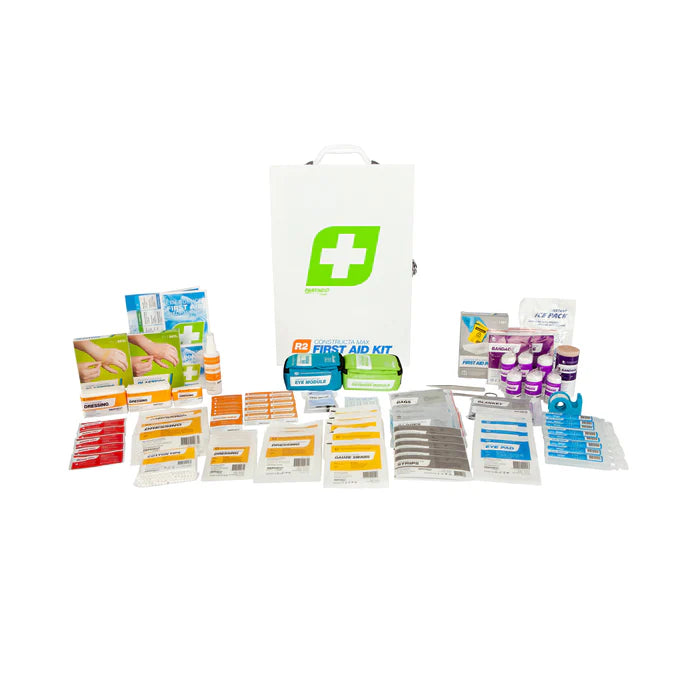 FastAid R2 Constructa Max™ Metal Cabinet First Aid Kit (with burns & eye module) FAR2C10