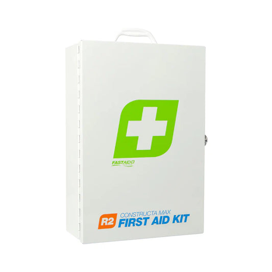FastAid R2 Constructa Max™ Metal Cabinet First Aid Kit (with burns & eye module) FAR2C10