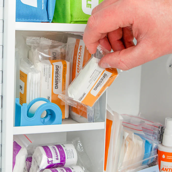 FastAid R2 Constructa Max™ Metal Cabinet First Aid Kit (with burns & eye module) FAR2C10