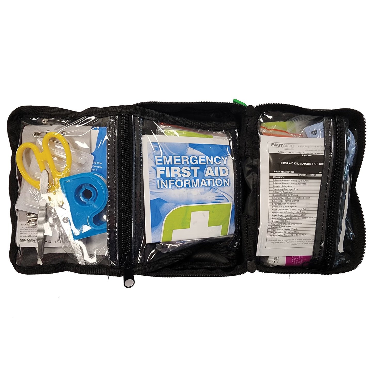 FastAid Motorist™ Soft Pack First Aid Kit FANCM30
