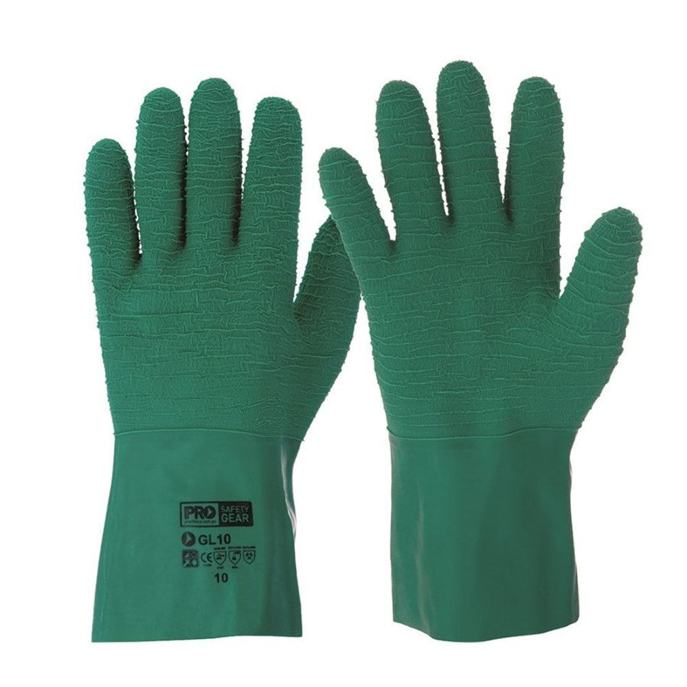 Green Gauntlet Gloves GL