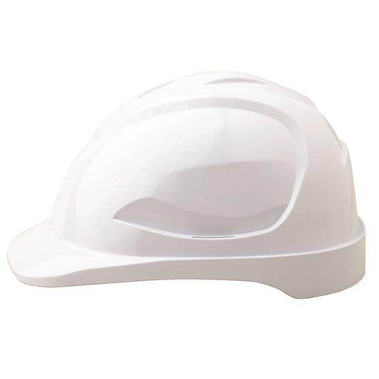 V9 Hard Hat Unvented Pushlock Harness - White HH9-W
