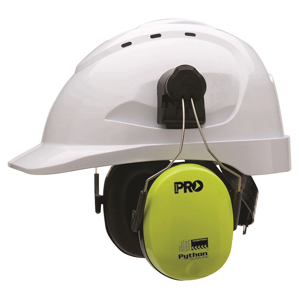 Python Slimline Hard Hat Earmuffs Class 5, -31Db HHEMPYTS