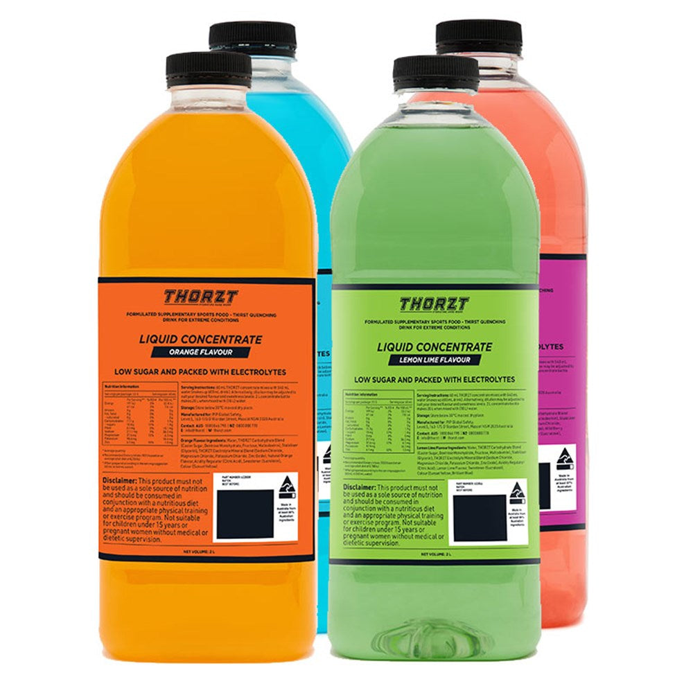 Liquid Concentrates - Mixed Flavours (Box of 4 Bottles)