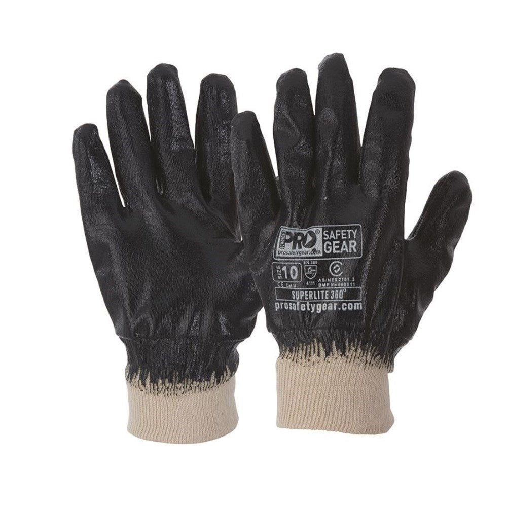 Super-Lite Blue Fully Dipped Gloves PK12 NBRFBB