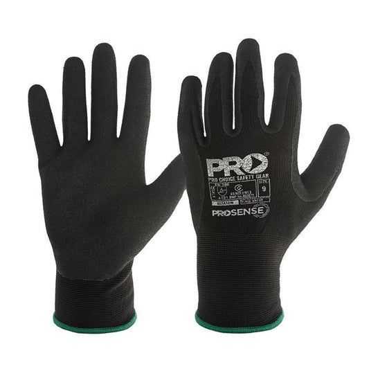 Assassin Nitrile Grip Glove Black NNFB
