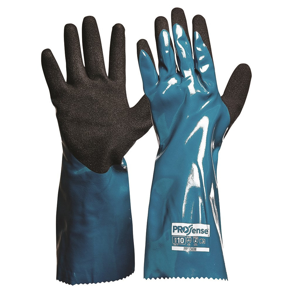 Prochem 35Cm Green/Black Nitrile Pu NPUPC