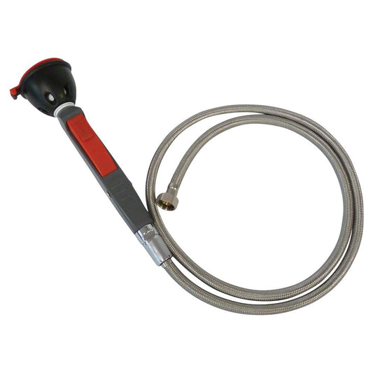 Hand Held Drench Hose Single Non Aerated Eye Wash 1.5M Hose PS920