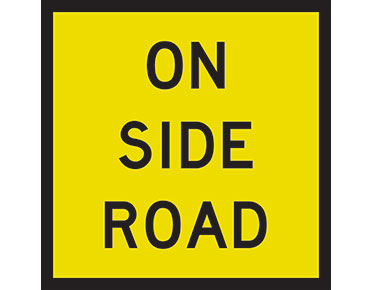 On Side Road 600x600 Class 1 Reflective