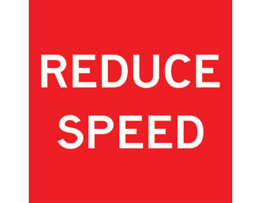 Reduce Speed 600x600 Class 1 Reflective