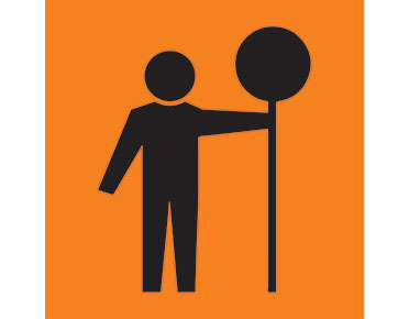 Traffic Controller 600x600 Class 1 Reflective