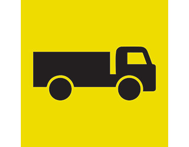 Trucks Entering 600x600 Class 1 Reflective