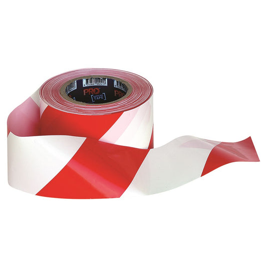 Barricade Tape - 100M X 75Mm Red & White RW10075