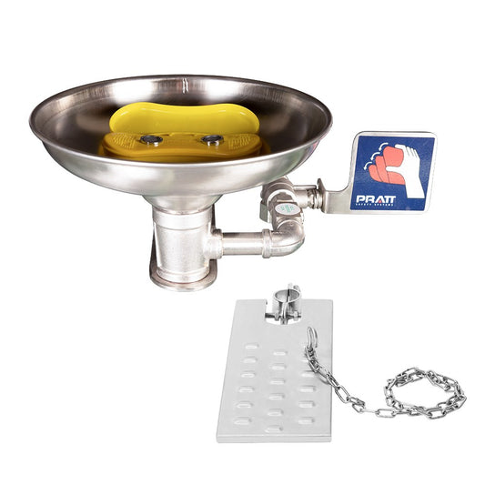 Wall Mounted Eye & Face Wash, With Bowl & Foot Treadle SE415