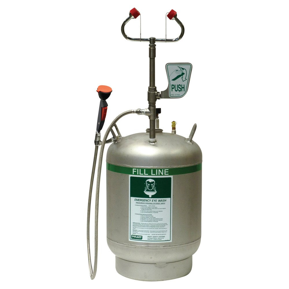 Portable Pressurised Eye And Body Wash With Hand Held Drench Hose. 45L Unit - SE590A