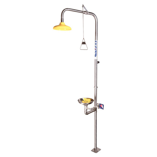 Combination Shower With Eye & Face Wash And Bowl - No Foot Treadle SE603