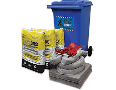 Spill kit – general purpose 240L wheelie bin SKGPB240