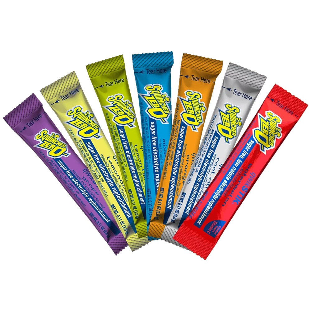 Sqwincher Qwik Sticks - Mixed Flavours - PK50