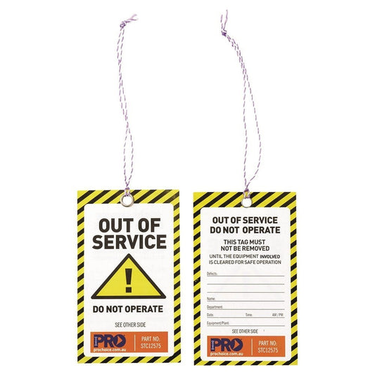 Safety Tag -125Mm X 75Mm Caution STC12575
