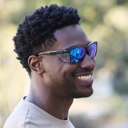 Bolle STKS 420 Blue Mirror Polarised Safety Glasses