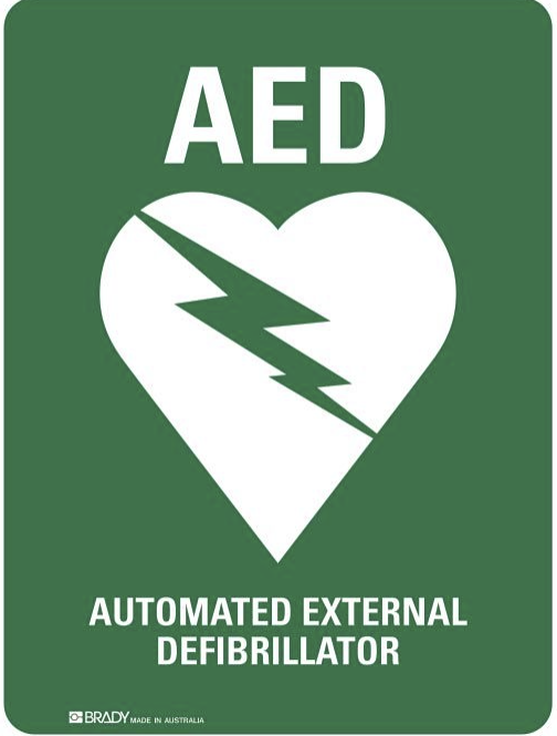 AED (Automated External Defibrillator) Signs