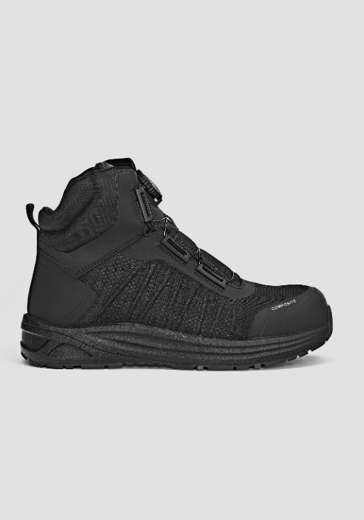 Syzmik UltraLite Mid Black Freelock® Safety Boot