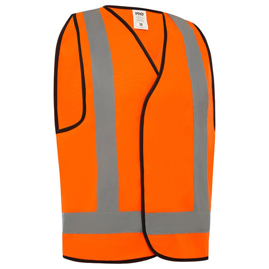 Fluro H Back Safety Vest - Day/Night Use