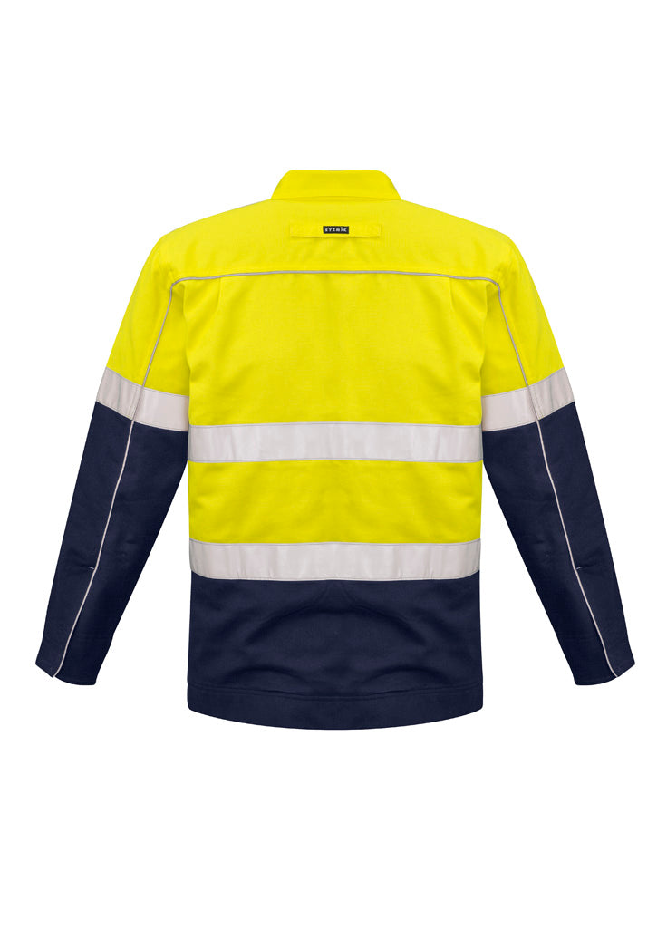 ZJ590 Syzmik Mens Hi Vis Cotton Drill Jacket