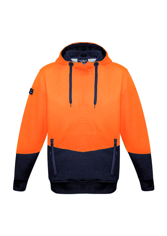 ZT477 Syzmik Unisex Hi Vis Textured Jacquard Hoodie