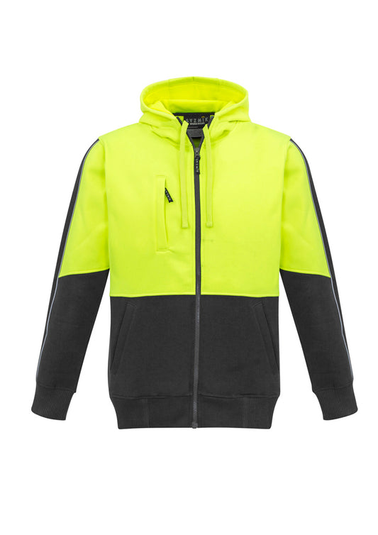 ZT485 Syzmik Unisex Hi Vis Full Zip Hoodie