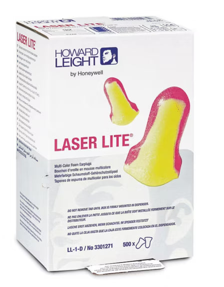 Laser Lite Howard Leight Disposable Earplugs LL-1 Box 200 Class 4
