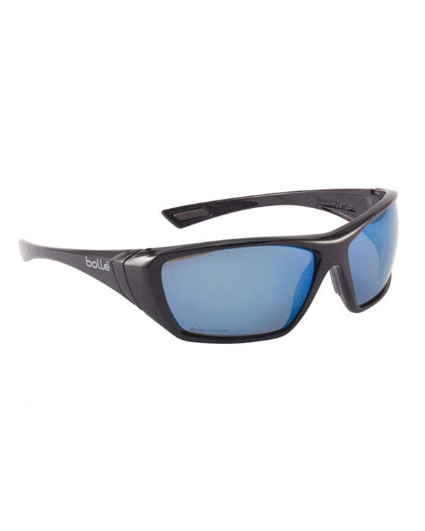 Bolle Hustler Blue Mirror Polarised Safety Glasses 1652618