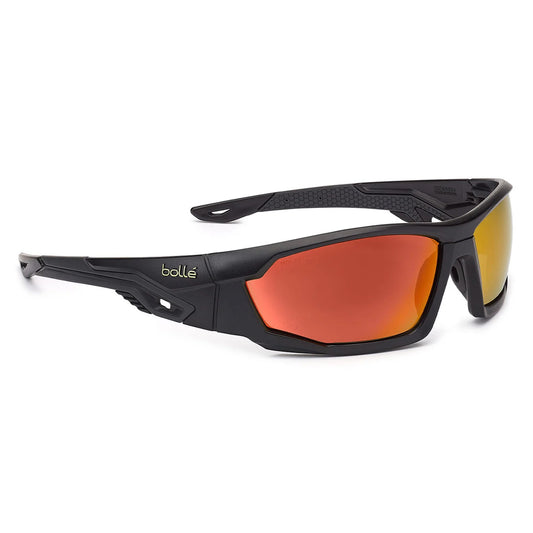 Bolle Mercuro Fire Flash Polarised Safety Glasses