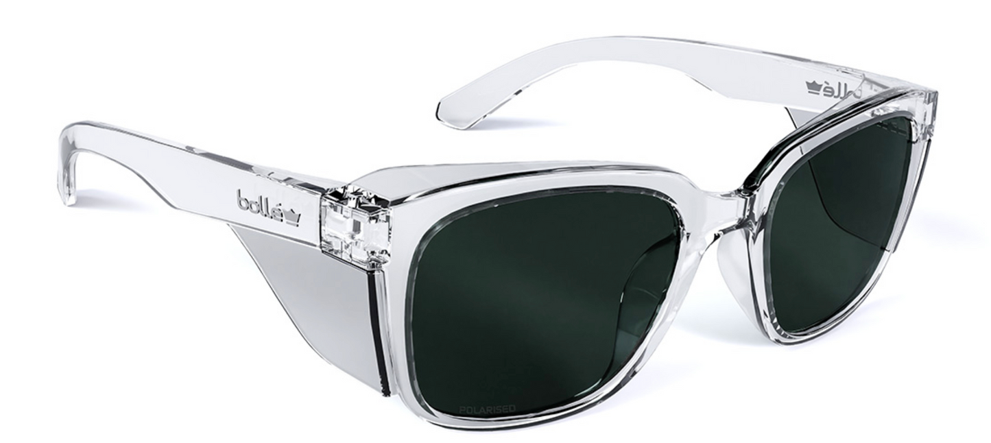 Bolle STKS 420 Clear Frame Polarised Safety Glasses