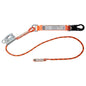 Single Leg 2M Shock Absorb Adjustable Rope Lanyard With Hardware Sn & Rg RLA1SNRG