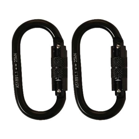 Single Leg Kernmantle 2M Shock Absorb Rope Lanyard With Hardware Kd X2 RLO1KDKD