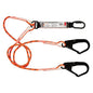 Double Leg Kernmantle 2M Shock Absorb Rope Lanyard With Hardware Kd & Sd X2 RLO2KDSD
