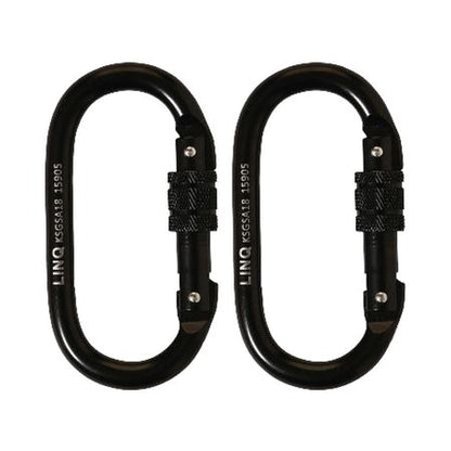Elite Single Leg Shock Absorbing Webbing Lanyard With Hardware Ks X2 WLO1KSKS