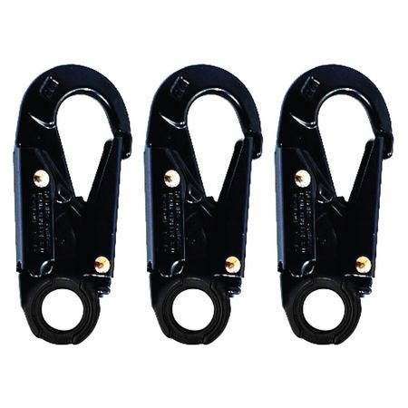 Elite Double Leg Shock Absorbing Webbing Lanyard With Hardware Sn X3 WLO2SNSN