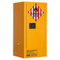 5517AC4 Class 4 Dangerous Goods Storage Cabinet: 60L - 1 Door - 2 Shelves