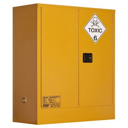 5530AST Toxic Substance Storage Cabinet: 160L - 2 Doors - 2 Shelves