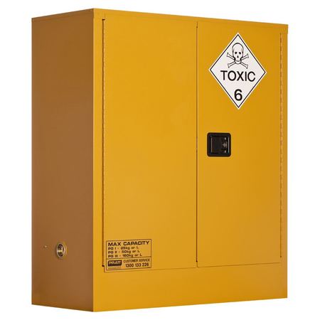 5530AST Toxic Substance Storage Cabinet: 160L - 2 Doors - 2 Shelves